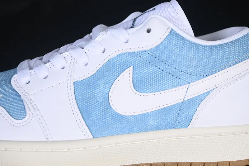 All categories Air Jordan Jordan series basketball shoes Air Jordan 1 Low Air Jordan 1 Low Denim "Worn Blue" Denim denim low-top retro culture basketball shoes HQ2004-400